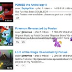 YouTube Ponies